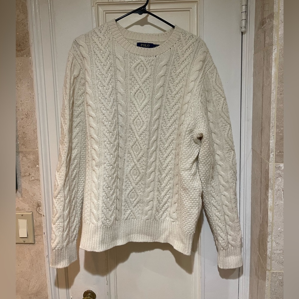 Ralph Lauren Cable Knit Sweater Size Large
